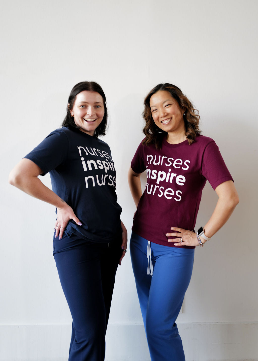 Nurses Inspire Nurses Tee - Maroon