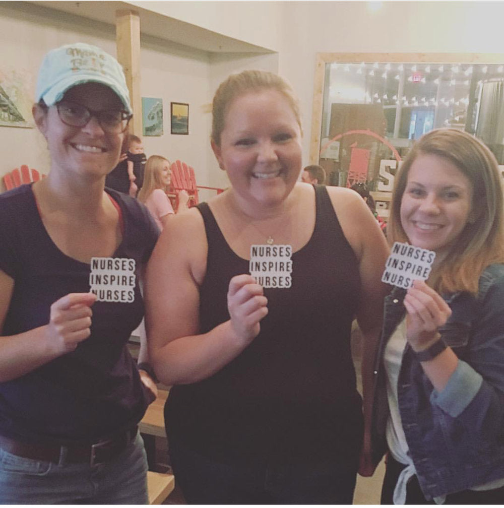 Nurses Inspire Nurses Classic Sticker 5-Pack