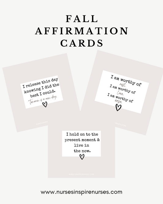 Fall 2021 Affirmation Cards