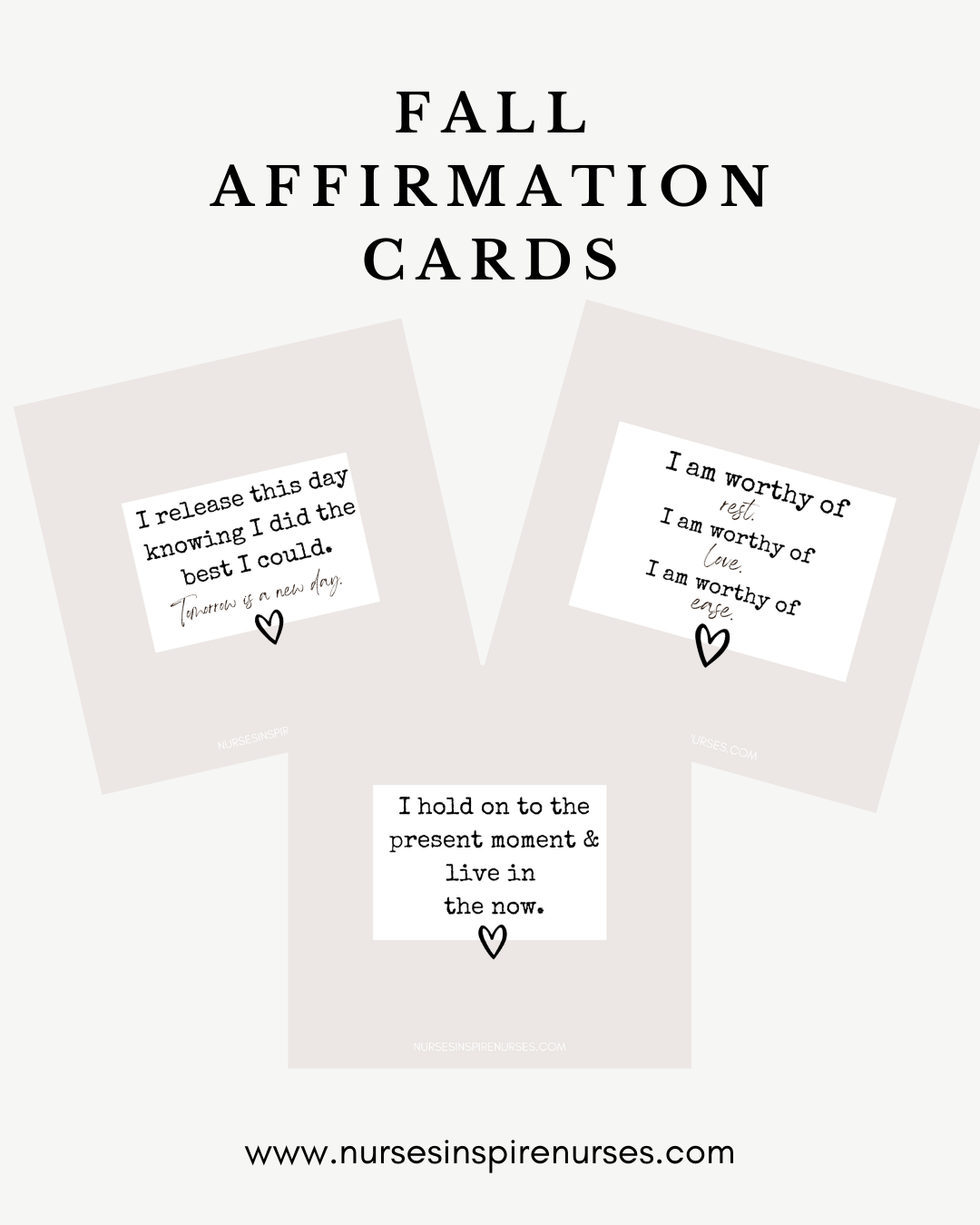 Fall 2021 Affirmation Cards