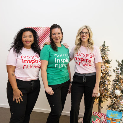 Nurses Inspire Nurses Holiday Tees (ALL SALES FINAL)