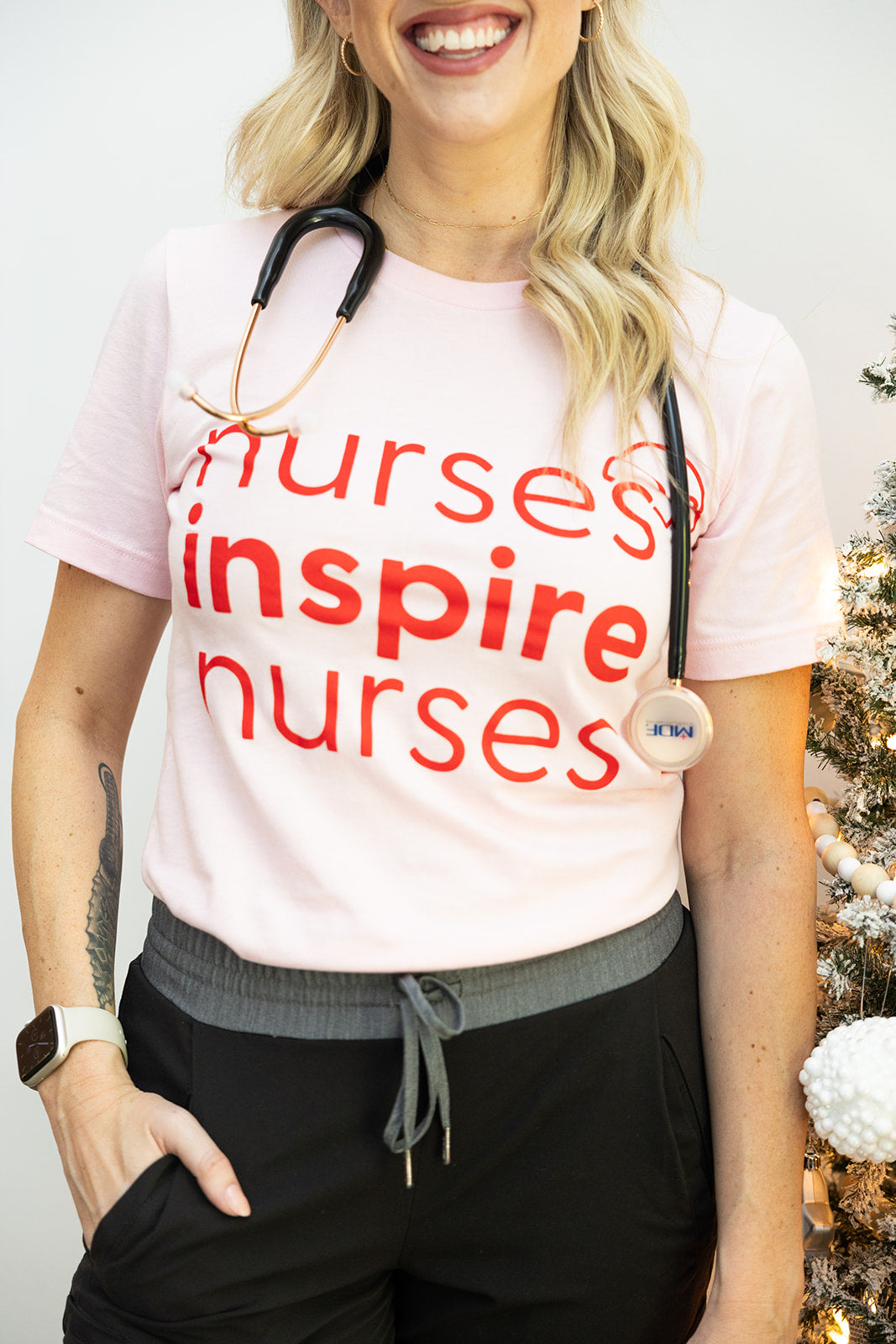 Nurses Inspire Nurses Holiday Tees (ALL SALES FINAL)