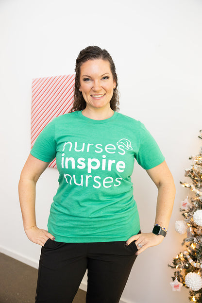 Nurses Inspire Nurses Holiday Tees (ALL SALES FINAL)