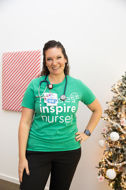 Nurses Inspire Nurses Holiday Tees (ALL SALES FINAL)