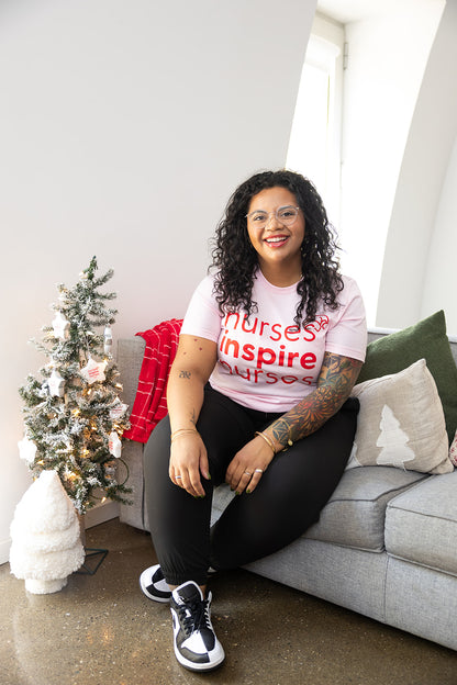 Nurses Inspire Nurses Holiday Tees (ALL SALES FINAL)