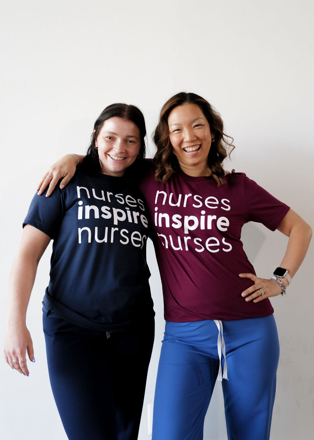 Nurses Inspire Nurses Tee - Navy