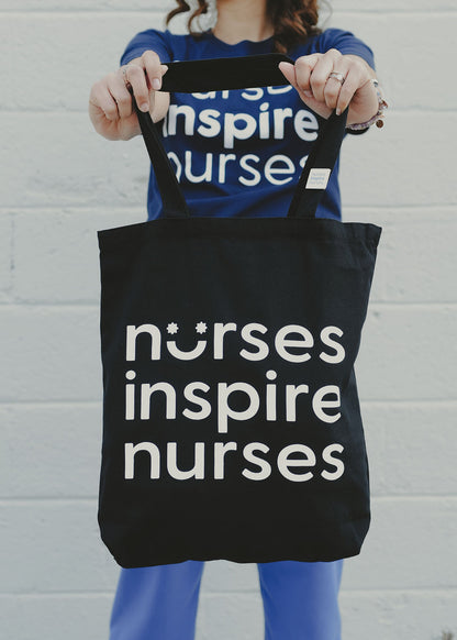 Nurses Inspire Nurses Smile Tote Bag