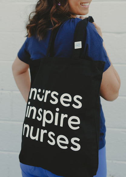Nurses Inspire Nurses Smile Tote Bag