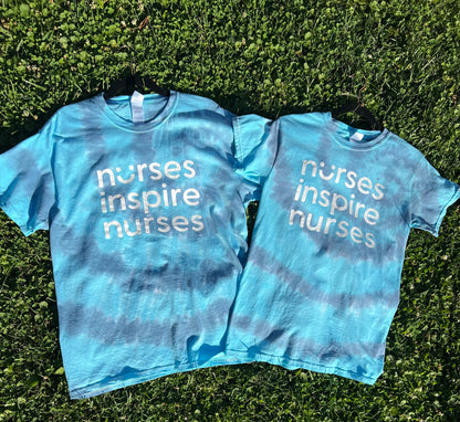 Nurses Inspire Nurses Vintage Summer Tie Dye Tee