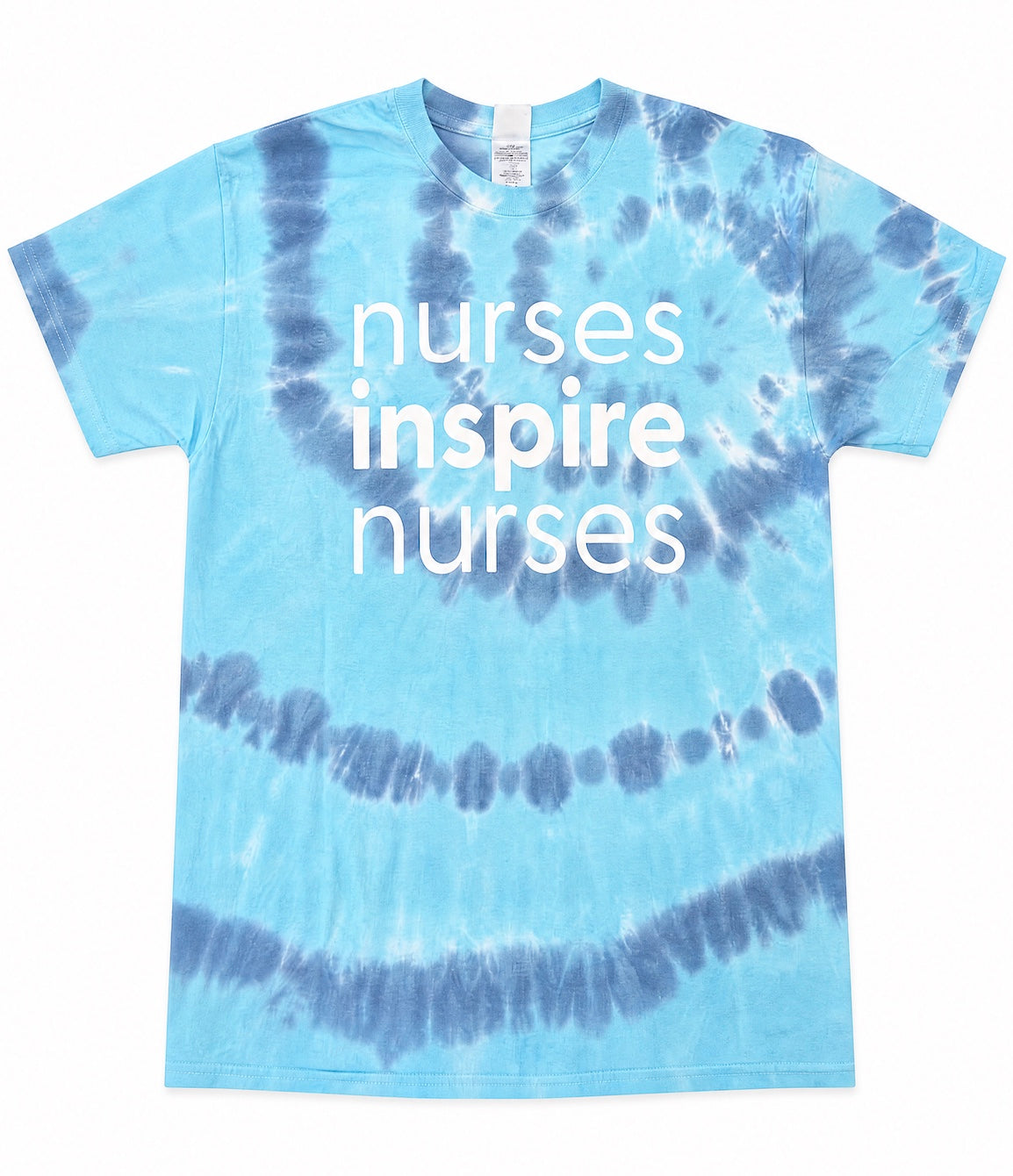 Nurses Inspire Nurses Vintage Summer Tie Dye Tee (MISPRINT)