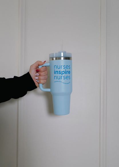 Nurses Inspire Nurses 40oz Stainless Steel Tumbler