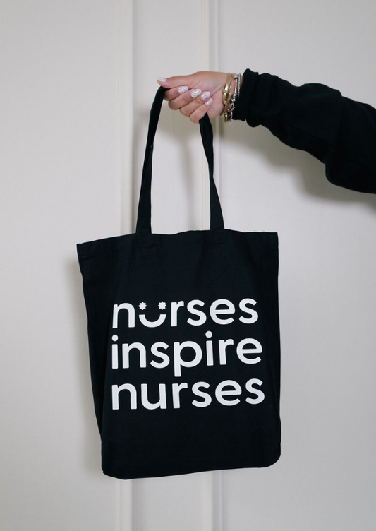 Nurses Inspire Nurses Smile Tote Bag