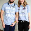 Nurses Inspire Nurses Classic Tee - Light Blue