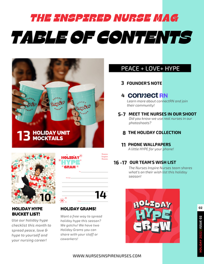 The Inspired Nurse Mag - Holiday Hype Edition