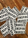 Nurses Inspire Nurses Classic Sticker 5-Pack