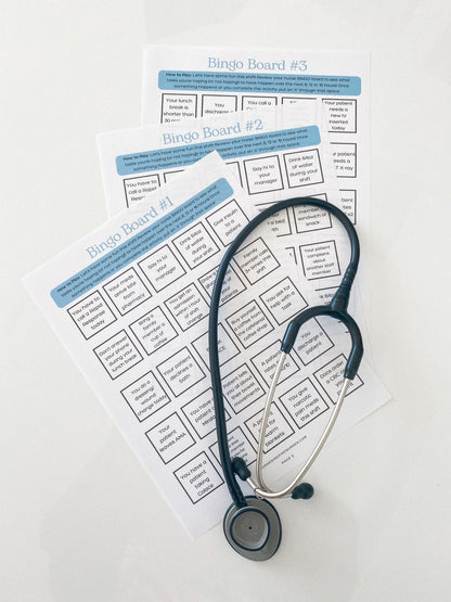 Digital Resource: Nurse Bingo